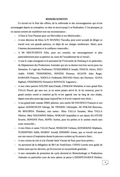 Biodiversite des Anes des hautes terres du Nord-ouest du Cameroun