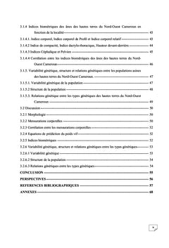 Biodiversite des Anes des hautes terres du Nord-ouest du Cameroun