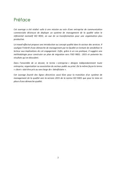 L'ISO 9001 version 2015 au service de la performance des entreprises