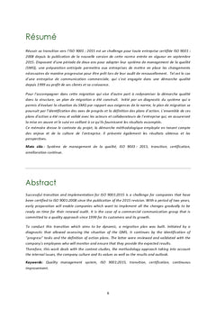 L'ISO 9001 version 2015 au service de la performance des entreprises