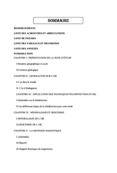 Réinterprétation des données magnétiques et géochimiques