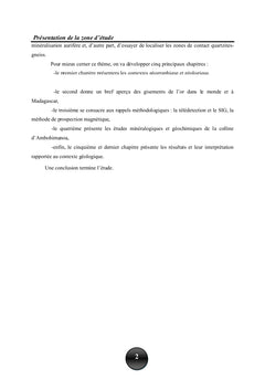 Réinterprétation des données magnétiques et géochimiques