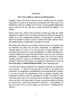 Le Livre de la Zakat