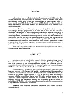 Gestion de l'absentéisme