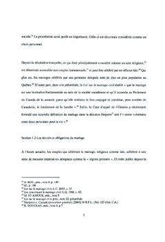 Le mariage à terme