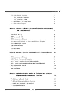 Etude Numerique de la Stabilite Magnetohydrodynamique