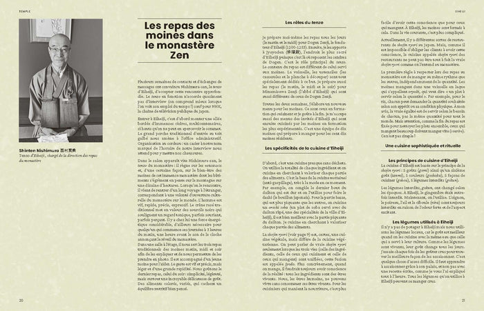 La Cuisine japonaise du zen - Reportages au coeur des temples Zen et recettes