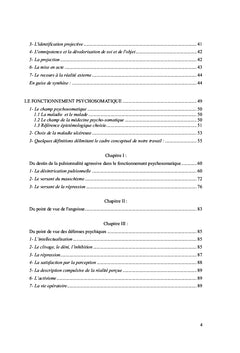 Nevrose, psychosomatique et structure borderline