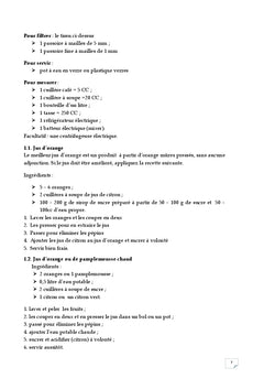 Guide pour la transformation de jus de fruits tropicaux en R.D.Congo