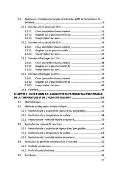 Contribution à l'exploitation des potentialités des sondeurs ATOVS