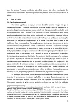 Protection des savoirs medicaux traditionnels dans les pays du Sud