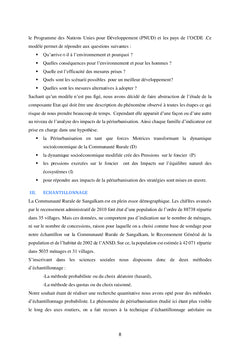 Evaluation de l'impact de la périurbanisation en zone humide