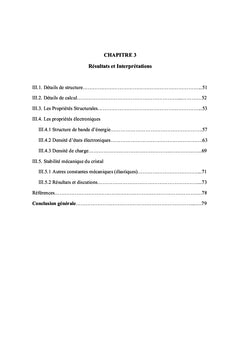 Structure Electronique des Composés semi-heusler XMSb Etude Ab-initio