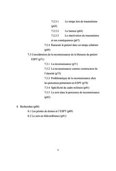 La psychomotricite au service du patient militaire blesse psychique