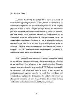 La psychomotricite au service du patient militaire blesse psychique