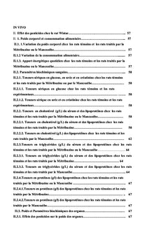 Evaluation des effets metaboliques des pesticides