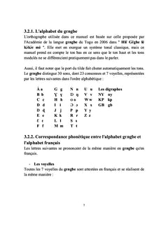 J'apprends le gengbe