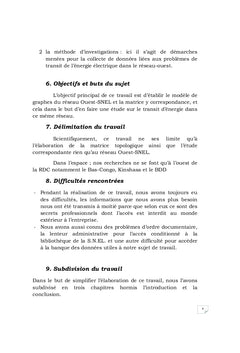 L'étude en graphe des matrices topologique des réseaux électriques