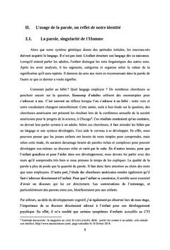 L'usage de la parole dans le travail éducatif