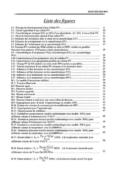 Reseaux de neurones artificiels pour l'optimisation des systemes PV