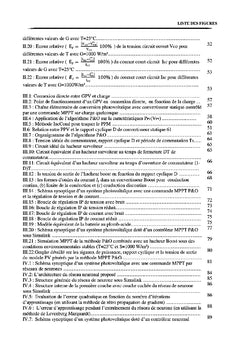 Reseaux de neurones artificiels pour l'optimisation des systemes PV
