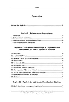 Analyse epistemologique et didactique de la demarche experimentale