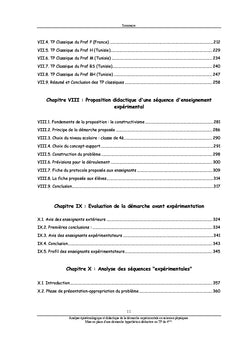 Analyse epistemologique et didactique de la demarche experimentale