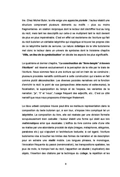 Images et fonctions de la ville dans l'oeuvre de Michel Butor