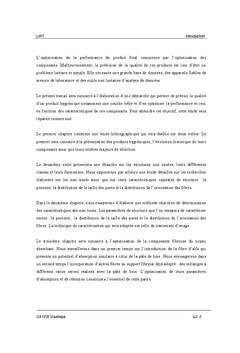 Etude des produits hygiéniques et prévision de leur qualité