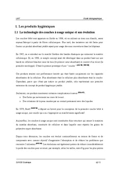 Etude des produits hygiéniques et prévision de leur qualité