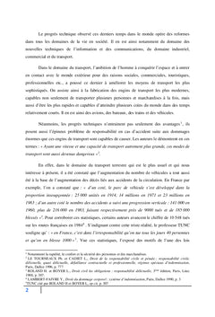 Les accidents de la circulation