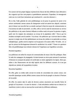 Communication en milieu rural : levier et levain du developpement