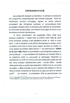 Privatisation et actionnariat populaire au Cameroun