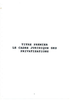 Privatisation et actionnariat populaire au Cameroun