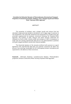 Etude intensive par dynamique moléculaire des systèmes sphériques