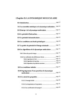 Etude intensive par dynamique moléculaire des systèmes sphériques