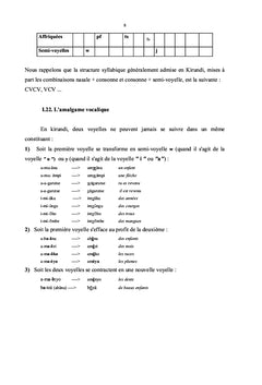 Semio-syntaxe comparee du français et du kirundi