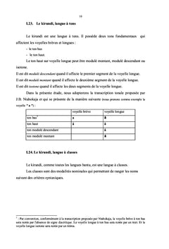 Semio-syntaxe comparee du français et du kirundi