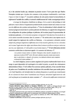 Le reglement coutumier des conflits au dahomey : fin du XVieme A 1938
