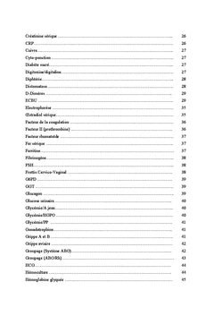 Guide des analyses biologiques