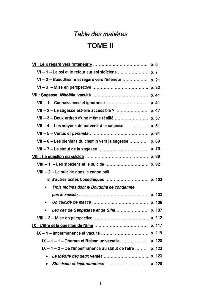 Stoïcisme et bouddhisme