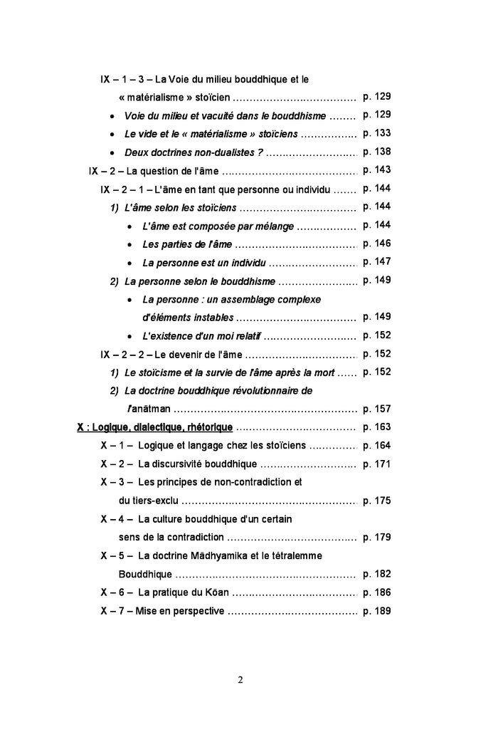 Stoïcisme et bouddhisme