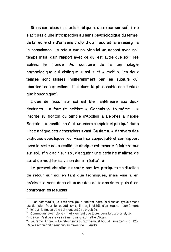 Stoïcisme et bouddhisme