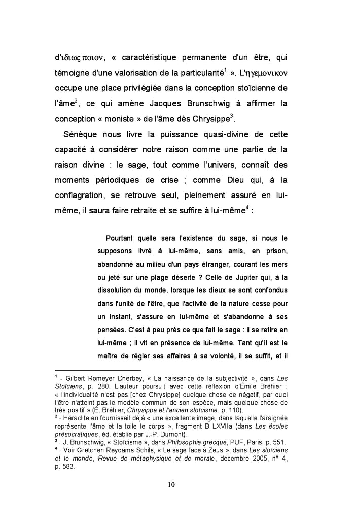 Stoïcisme et bouddhisme