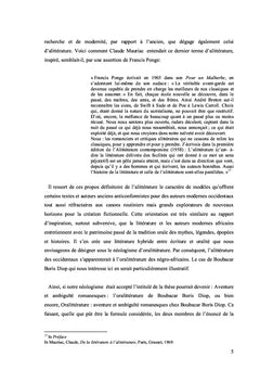 Aventure et ambiguïté romanesques chez Boubacar Boris Diop