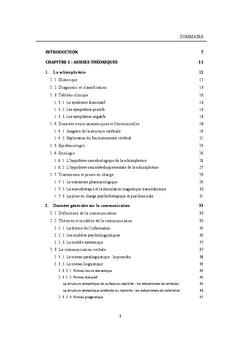 Schizophrenie et troubles de la communication verbale