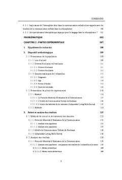 Schizophrenie et troubles de la communication verbale