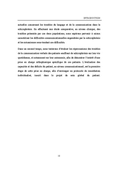 Schizophrenie et troubles de la communication verbale