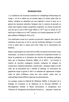 Emergence de la Responsabilite Sociale des entreprises en RD Congo