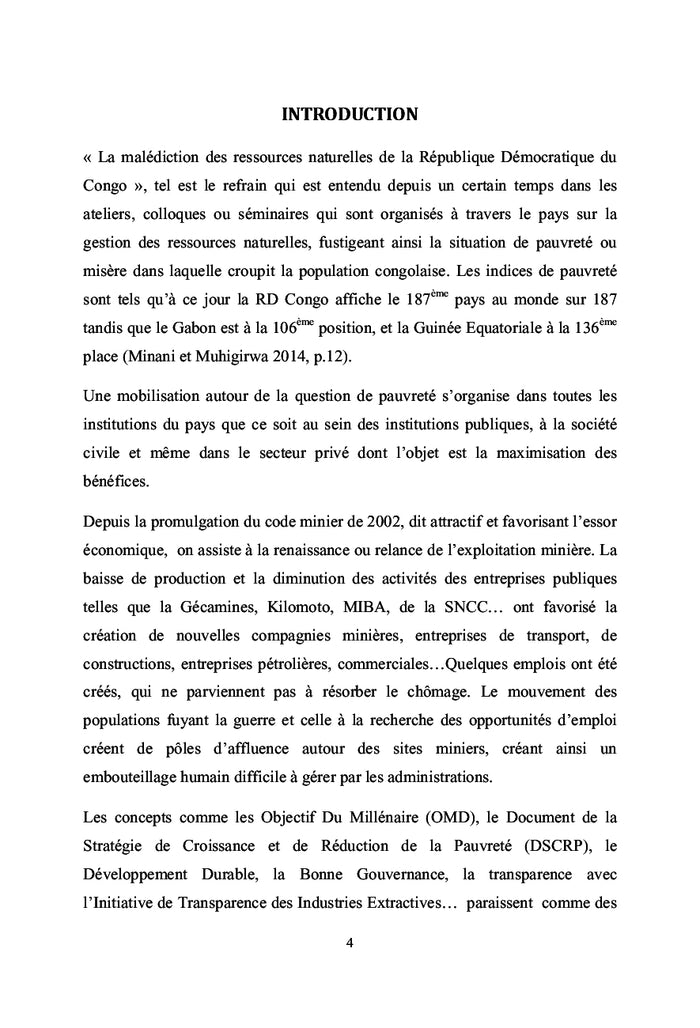 Emergence de la Responsabilite Sociale des entreprises en RD Congo